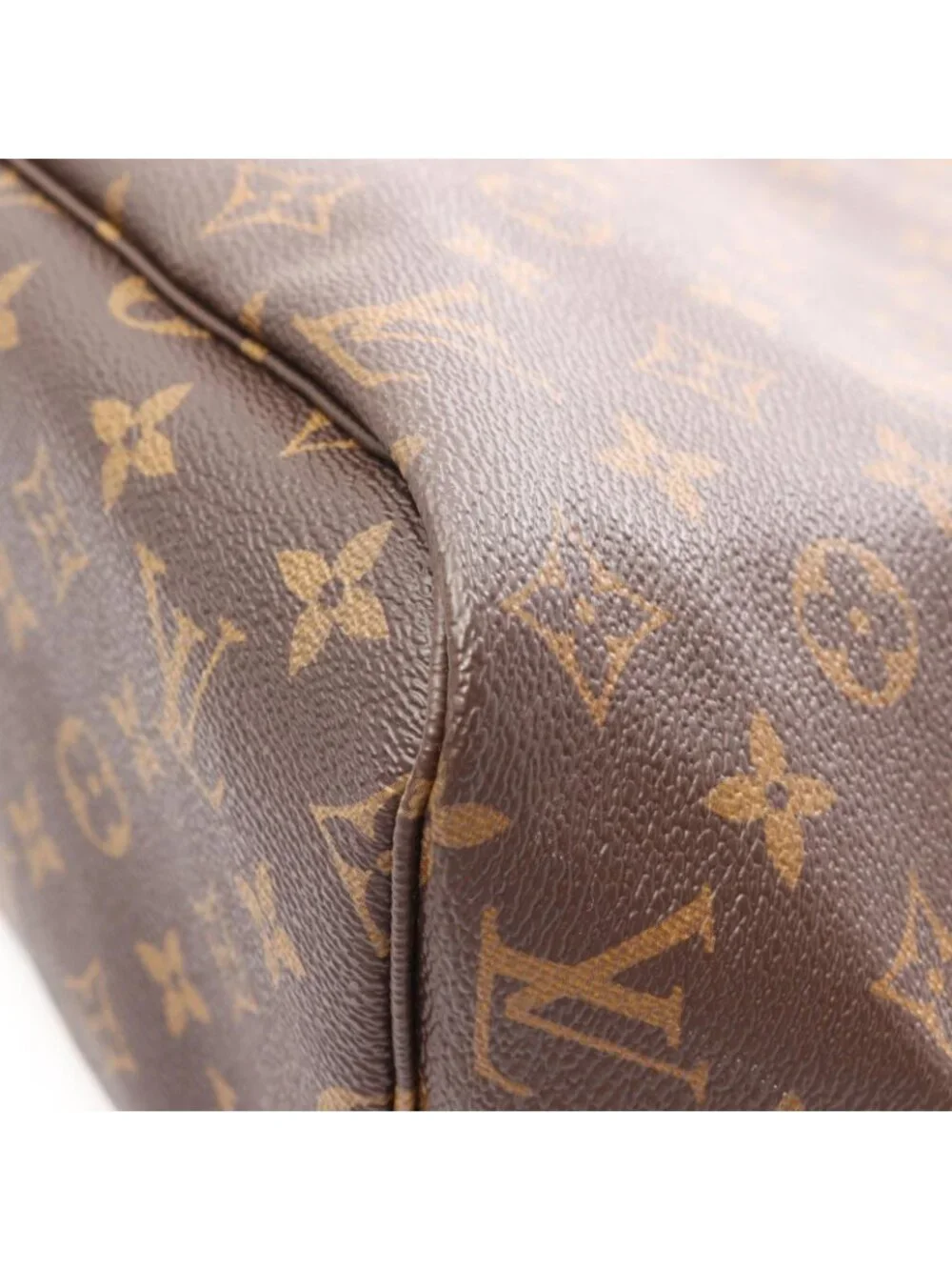 Louis Vuitton Tote Neverfull MM Canvas Leather